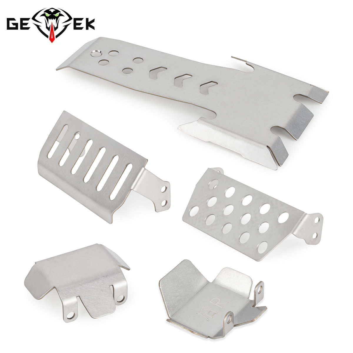 Rc Hobby Crawler - Stainless Steel Axle Protector Skid Plate