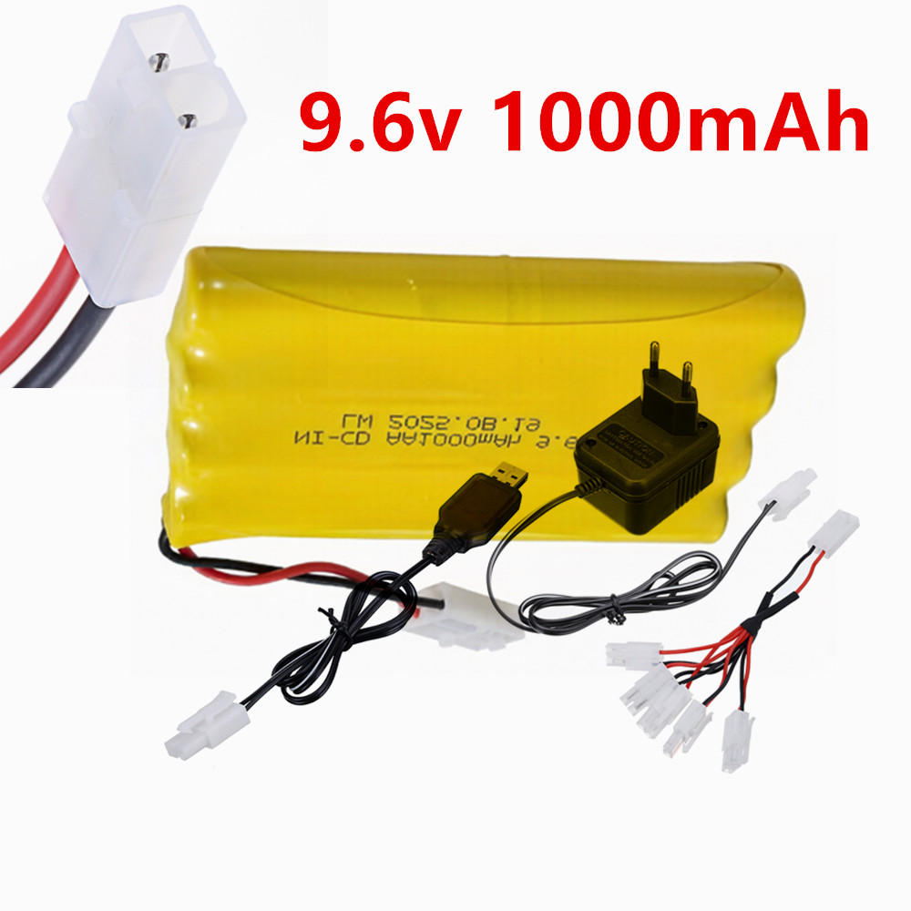 Rc Hobby Truck - 9.6v 1000mAh Ni-CD AA Rechargeable Battery