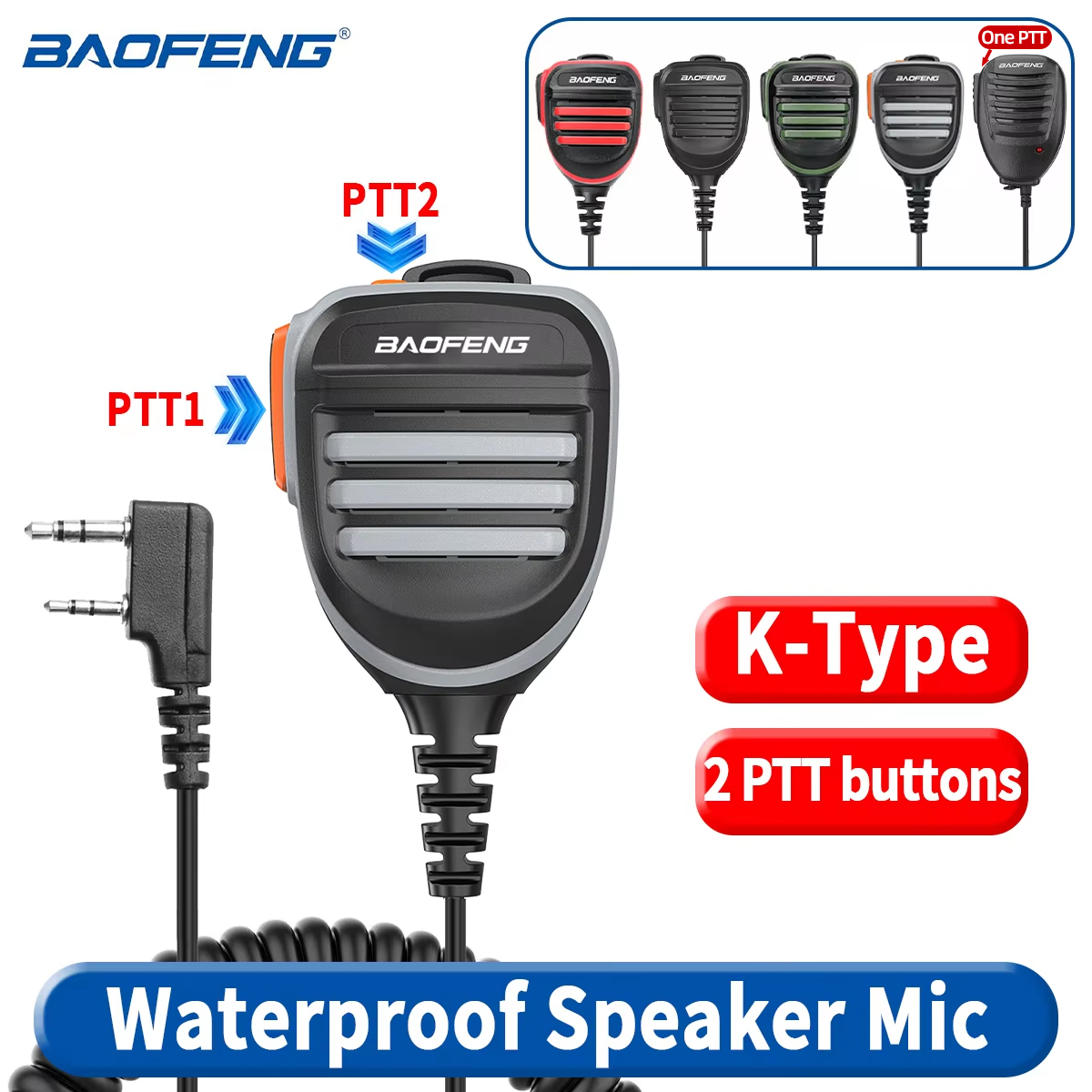 Rc Drift Car Brushless - BaoFeng BF-780 2 Pin PTT Waterproof