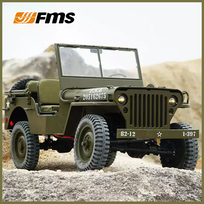 Rc Hobby Crawler - FMS 1/6 Climber 1941 Willys MB