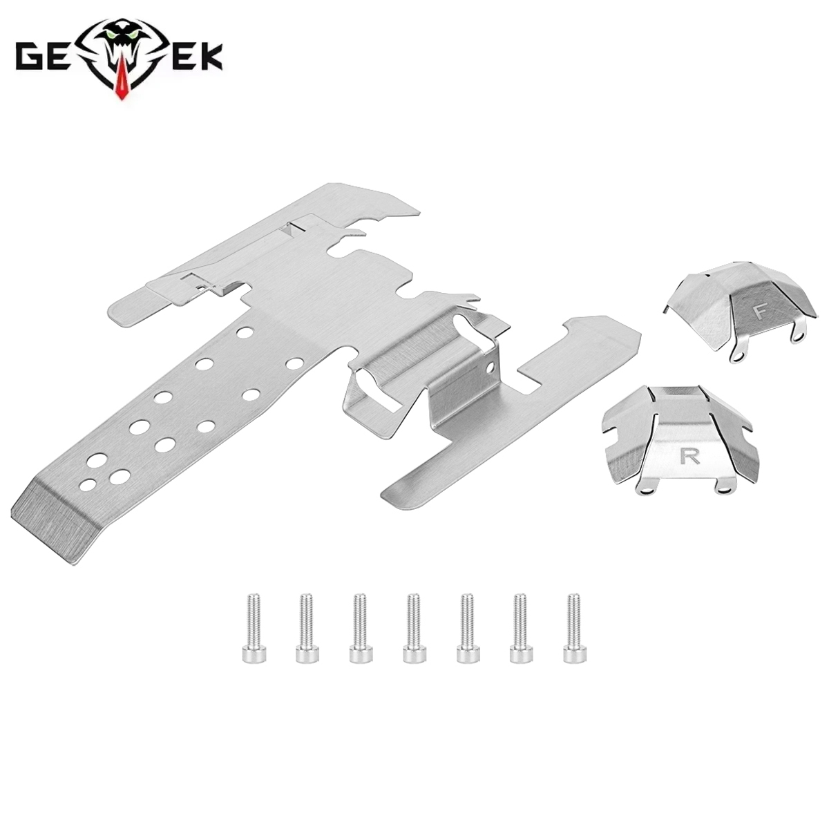 Rc Hobby Crawler - Stainless Steel Skid Plate Chassis Armor