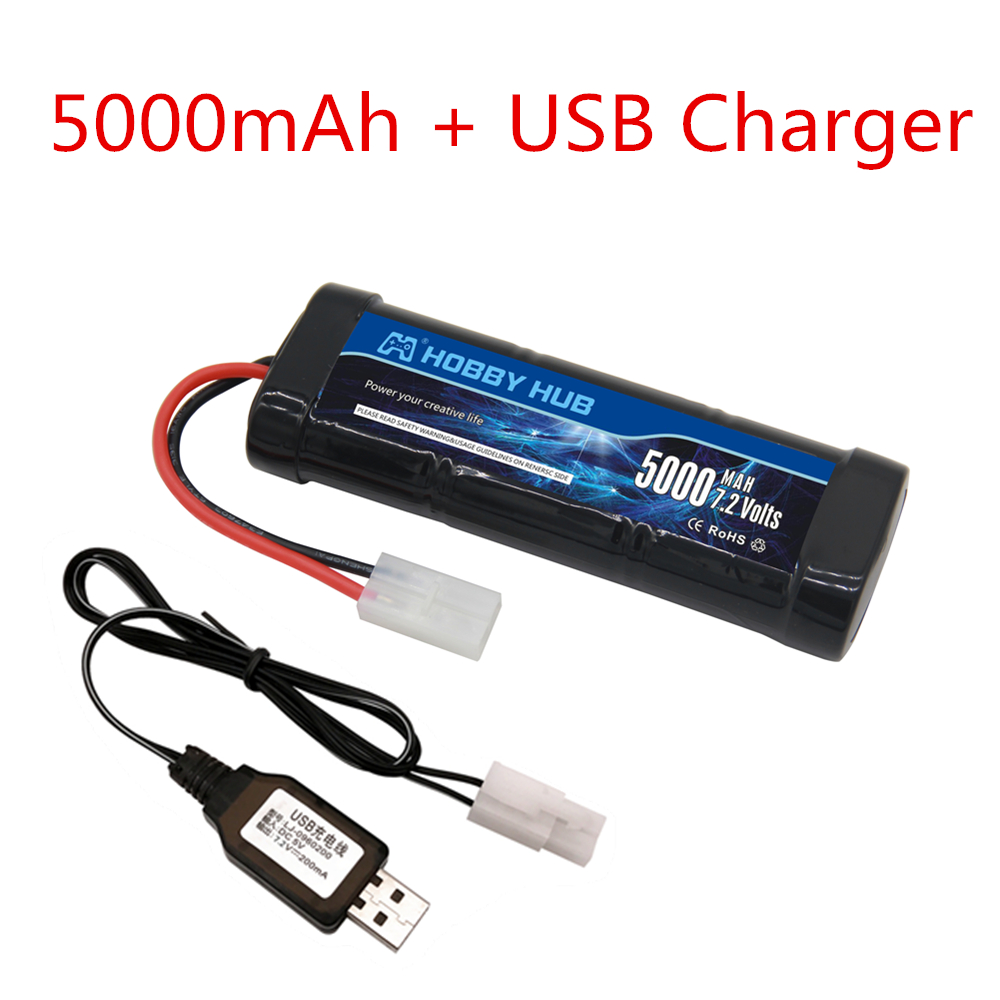 New 7.2V Battery 5000/6800mAh  - Rc Hobby Truck 评论和价格