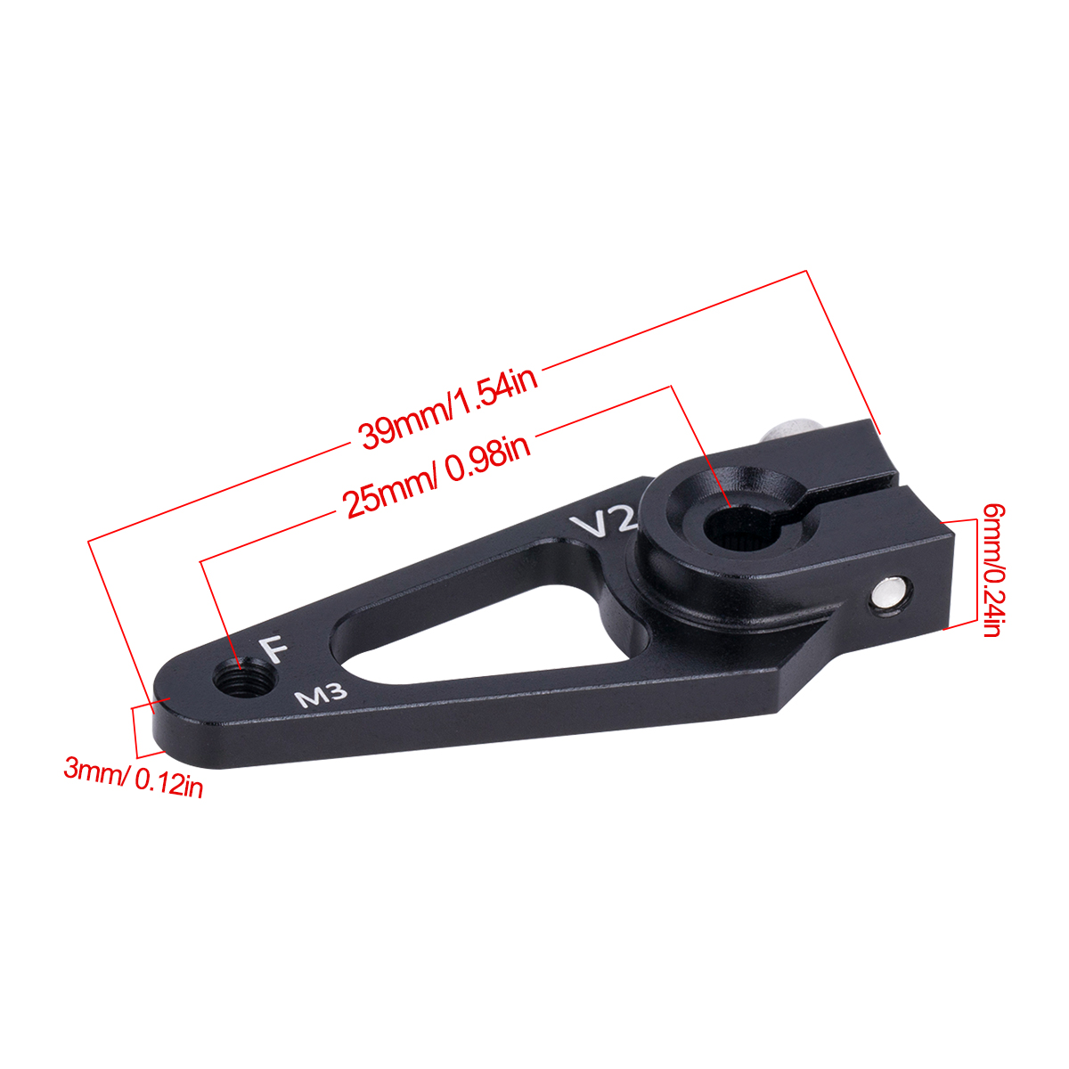 7075 Aluminum 25T Servo Horn M - Rc Hobby Products 评论和价格