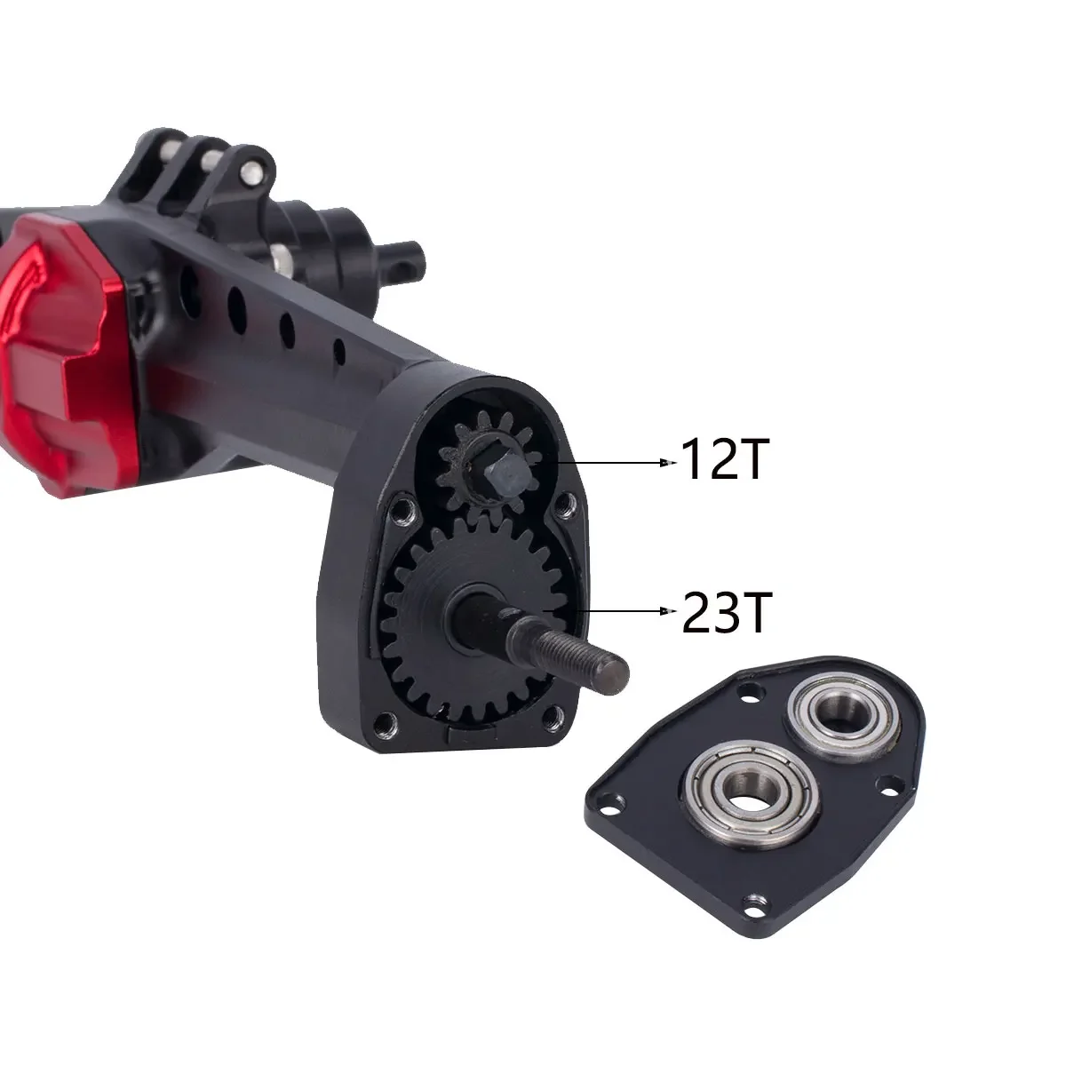 CNC Aluminum SCX10 III Front R - Rc Hobby Crawler 评论和价格