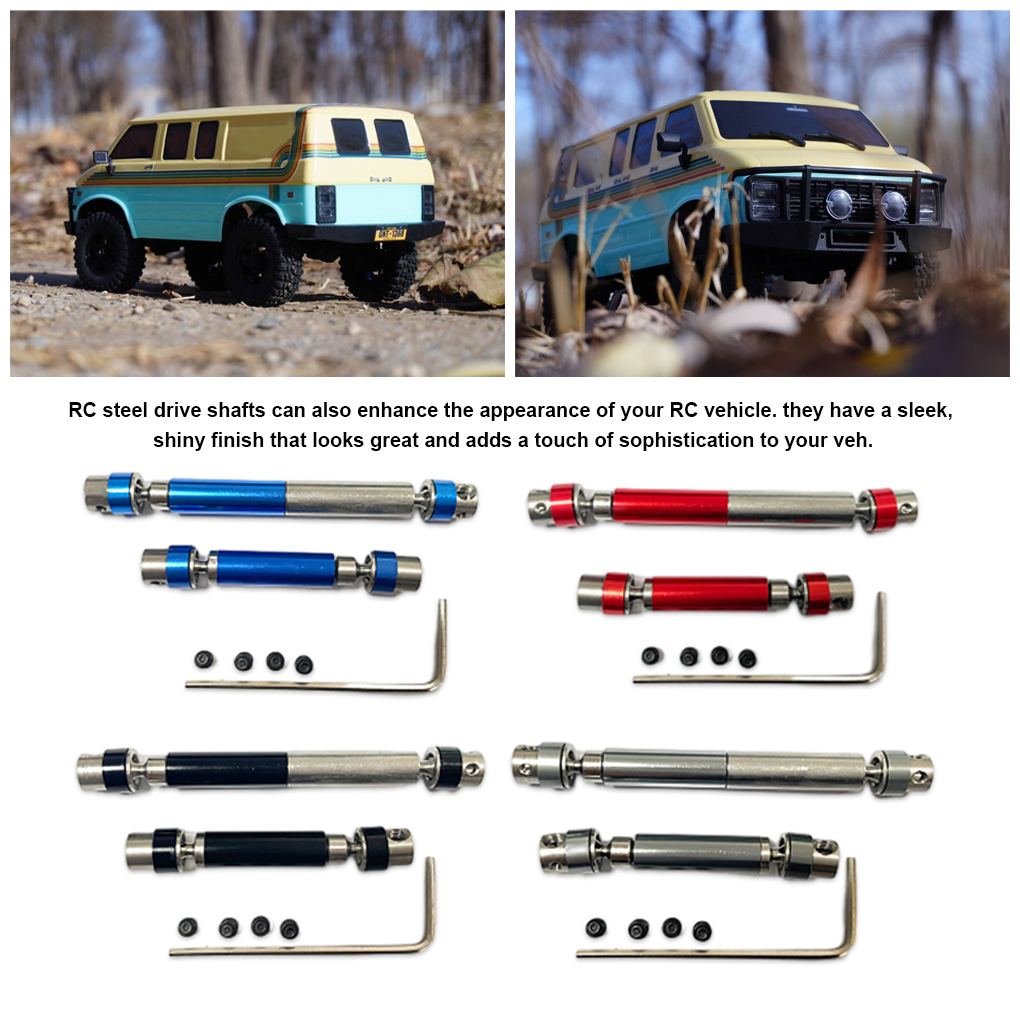 2PCS Steel Center Drive Shaft  - Rc Hobby Plus 评论和价格