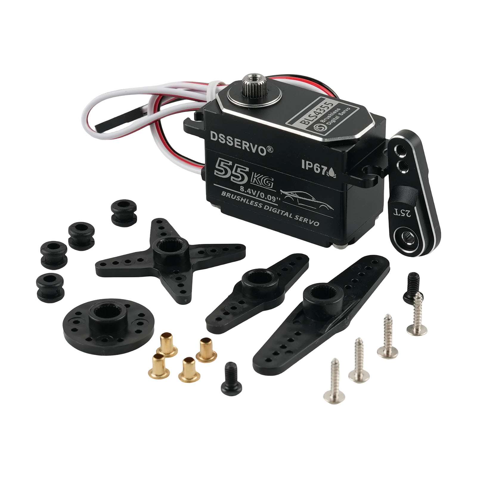Dsservo BLS4355 55KG Low-profi - Rc Hobby Products 评论和价格