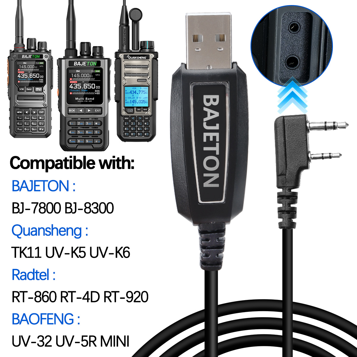BAJETON Walkie Talkie USB Prog - Rc Drift Car Brushless 评论和价格
