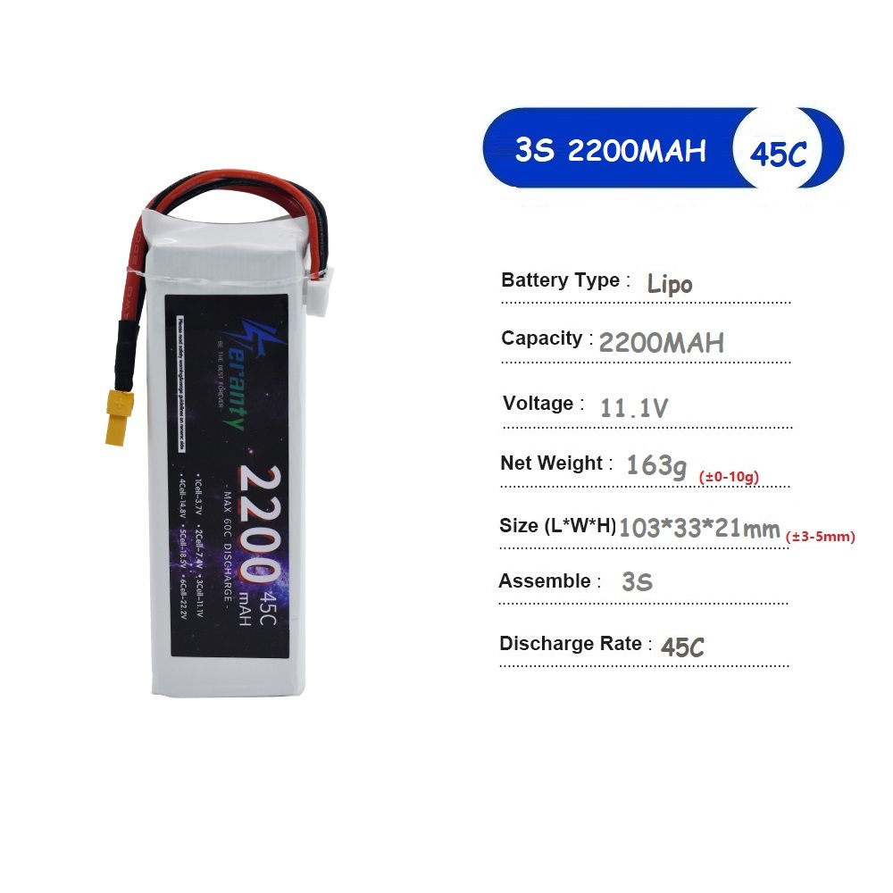 3S 11.1V Lipo Battery Deans XT - Rc Hobby Truck 评论和价格