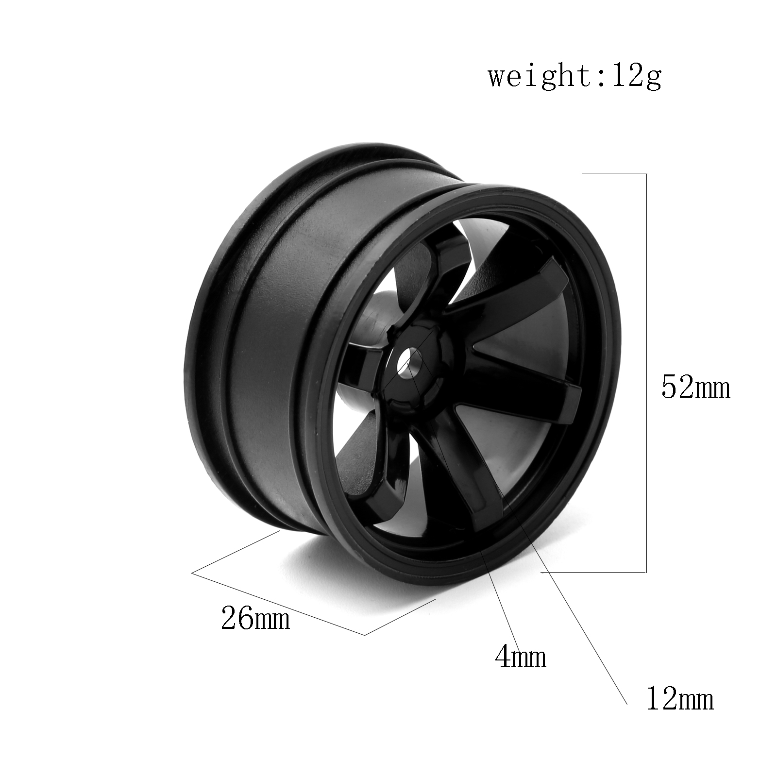 4pcs  Plastic Wheel Hub RC Rac - Rc Hobby Products 评论和价格